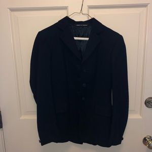 Pure wool horse show jacket